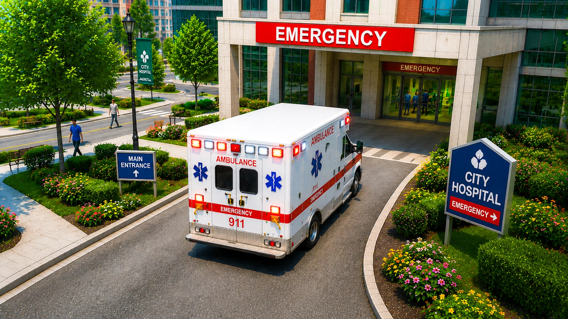 City Ambulance Doctor Rescue screenshot